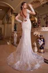 Andrea & Leo CDA1022 Bohemian Long Mermaid Bridal Dress